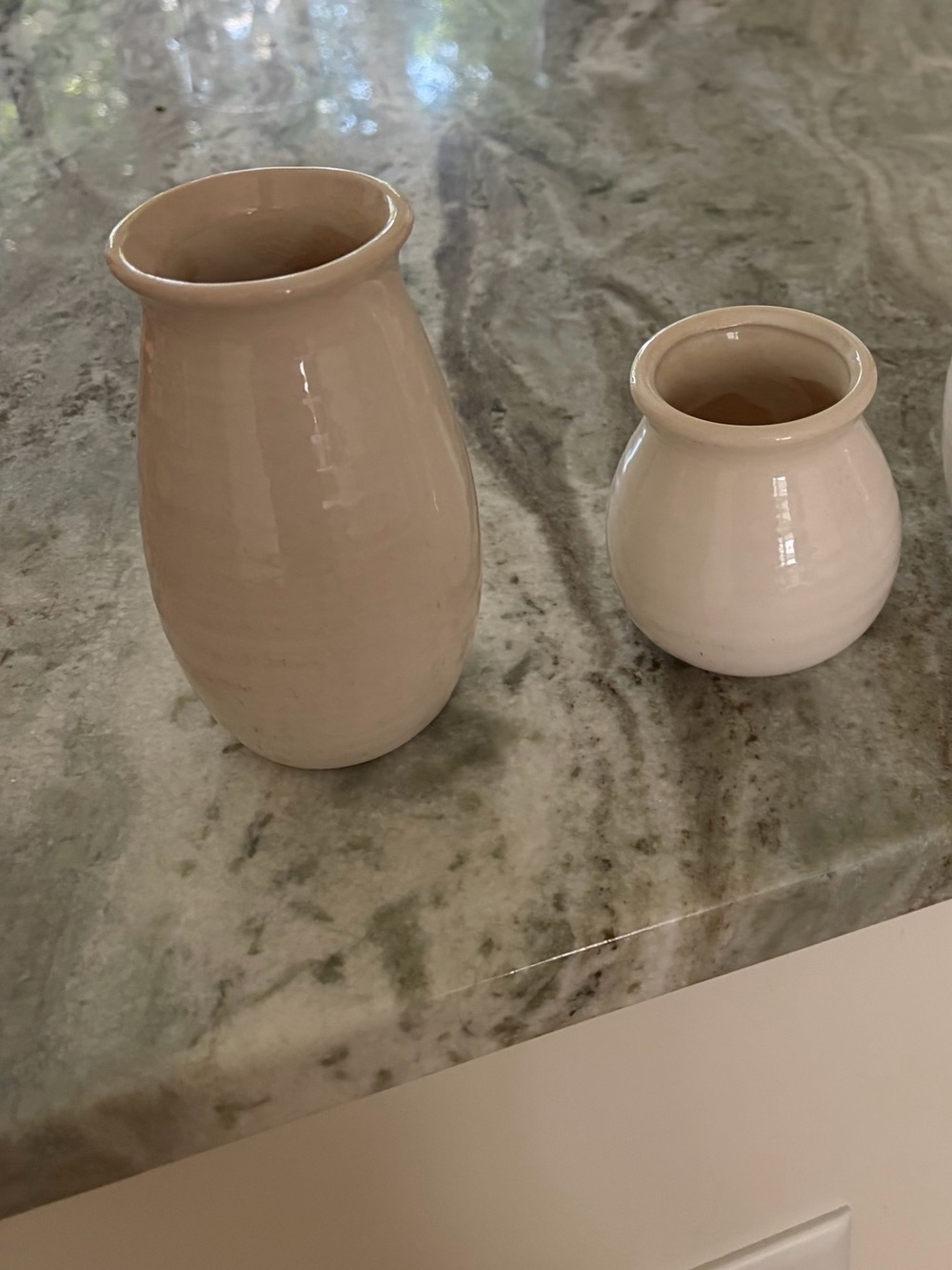 Ceramic Cream Decorative Vases Set - Brand